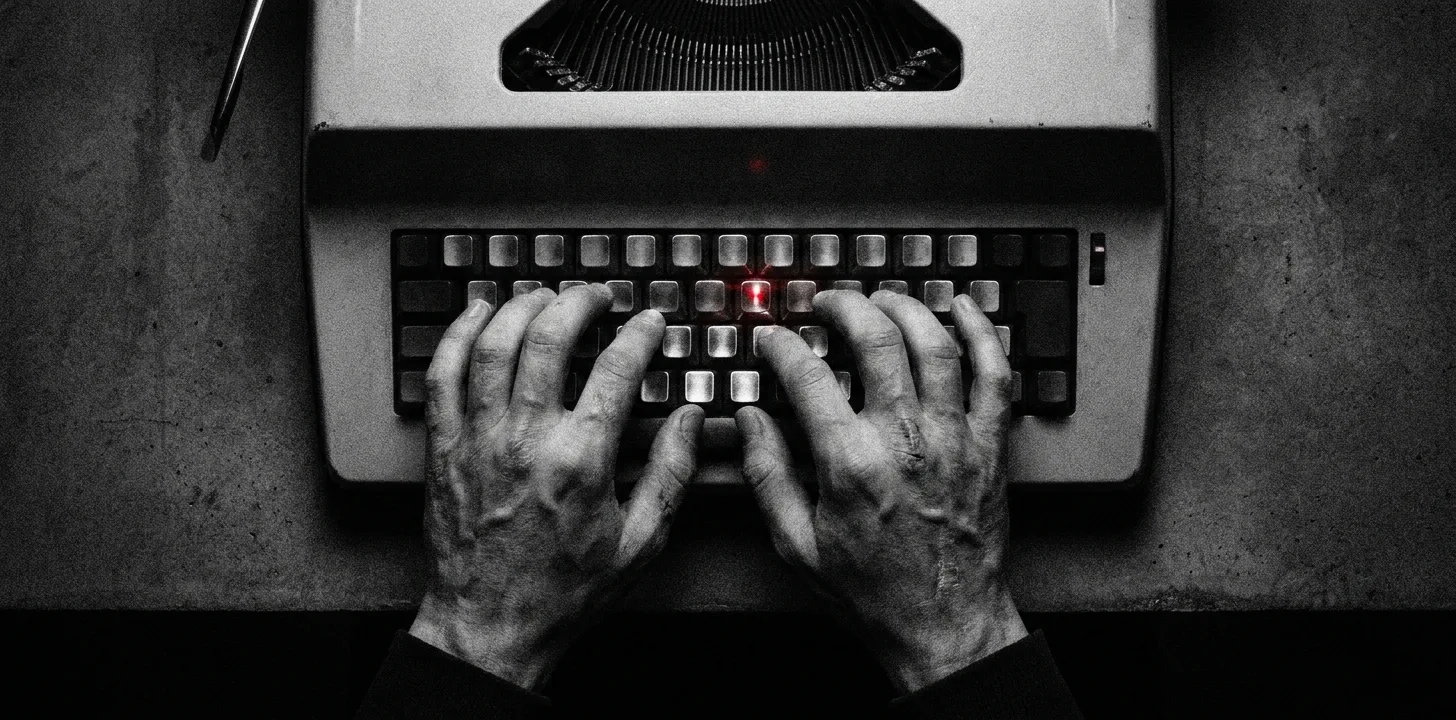 Hands typing on keyboard